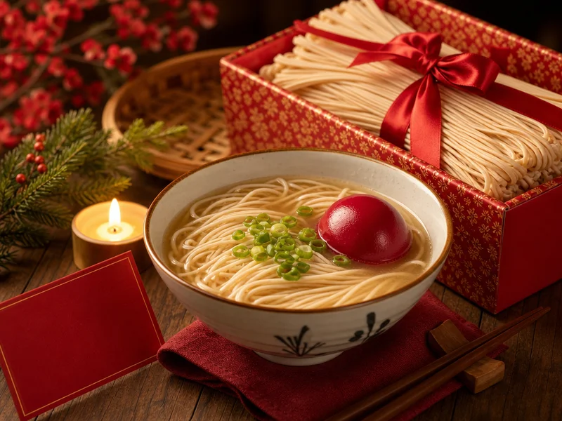 壽麵的場合與分寸：生日、遠行與賀禮怎麼拿捏：紅蛋壽麵與紅絲帶麵禮盒